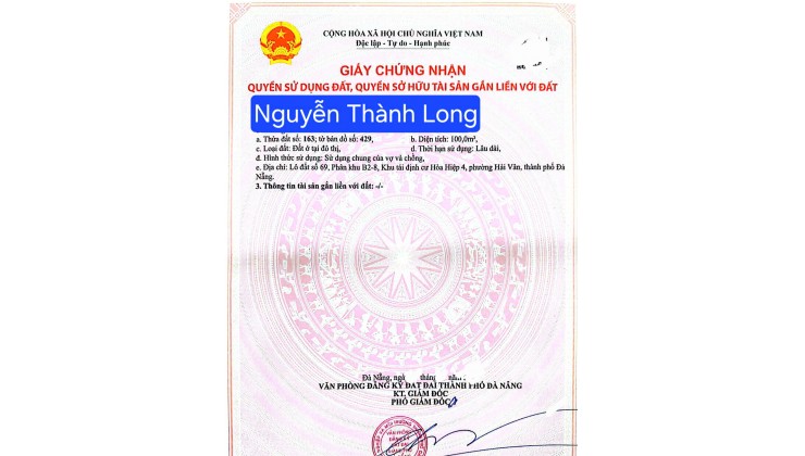 ĐẤT ĐẸP MẶT TIỀN NGUYỄN THÀNH LONG - ĐƯỜNG 7,5M